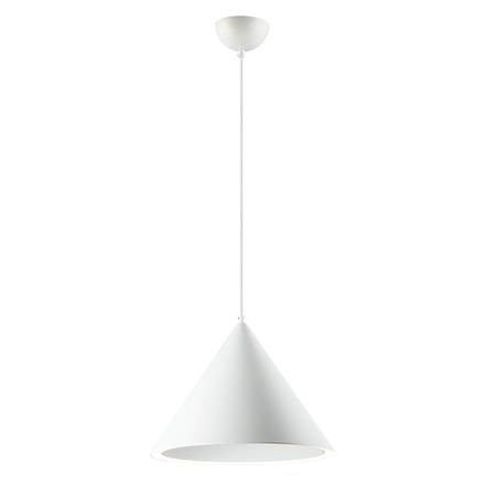 ET2 Abyss 1-Light 15.75" Wide Matte White Pendant Light E20086-MW